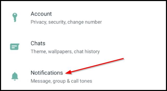 Notifications Di Setting Whatsapp