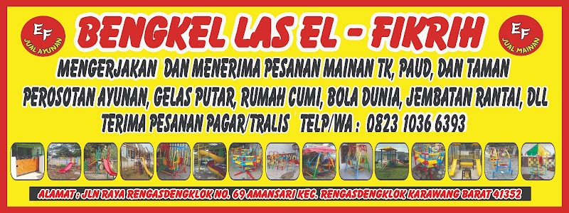 Bengkel Ayunan El fikrih menjual mainan TK paud dan taman di Kab. Karawang