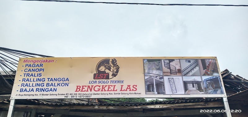 Bengkel Las rahayu di Bantargebang