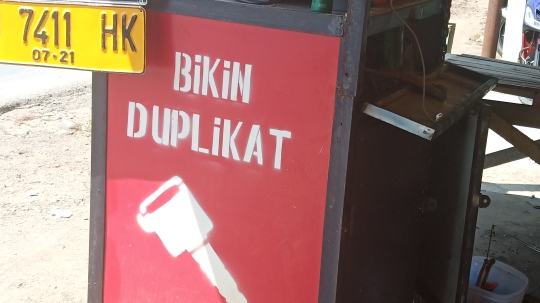 Duplikat kunci egi di Bogor Barat