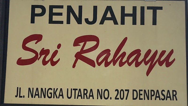 Penjahit Sri Rahayu di Denpasar