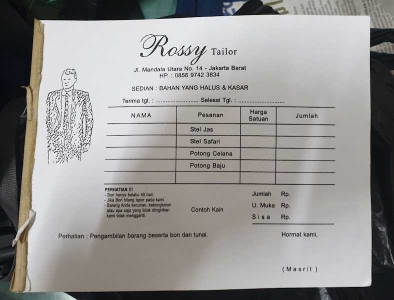 Rossy Tailor di Palmerah