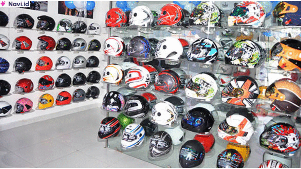 toko helm Palembang