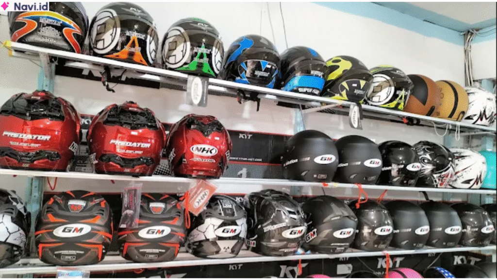 toko helm di Pontianak